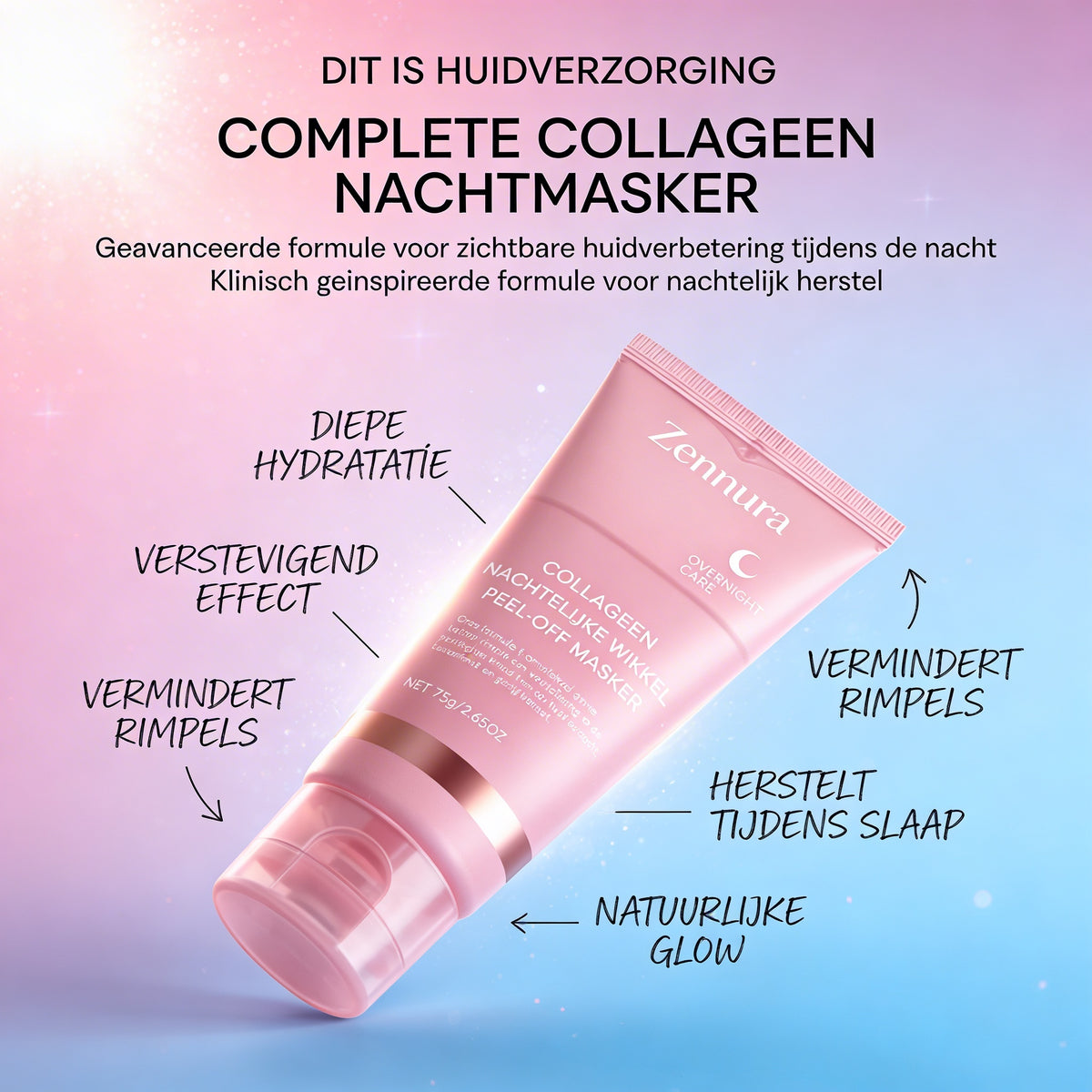 Zennura Collageen Nachtelijk Wikkelmasker