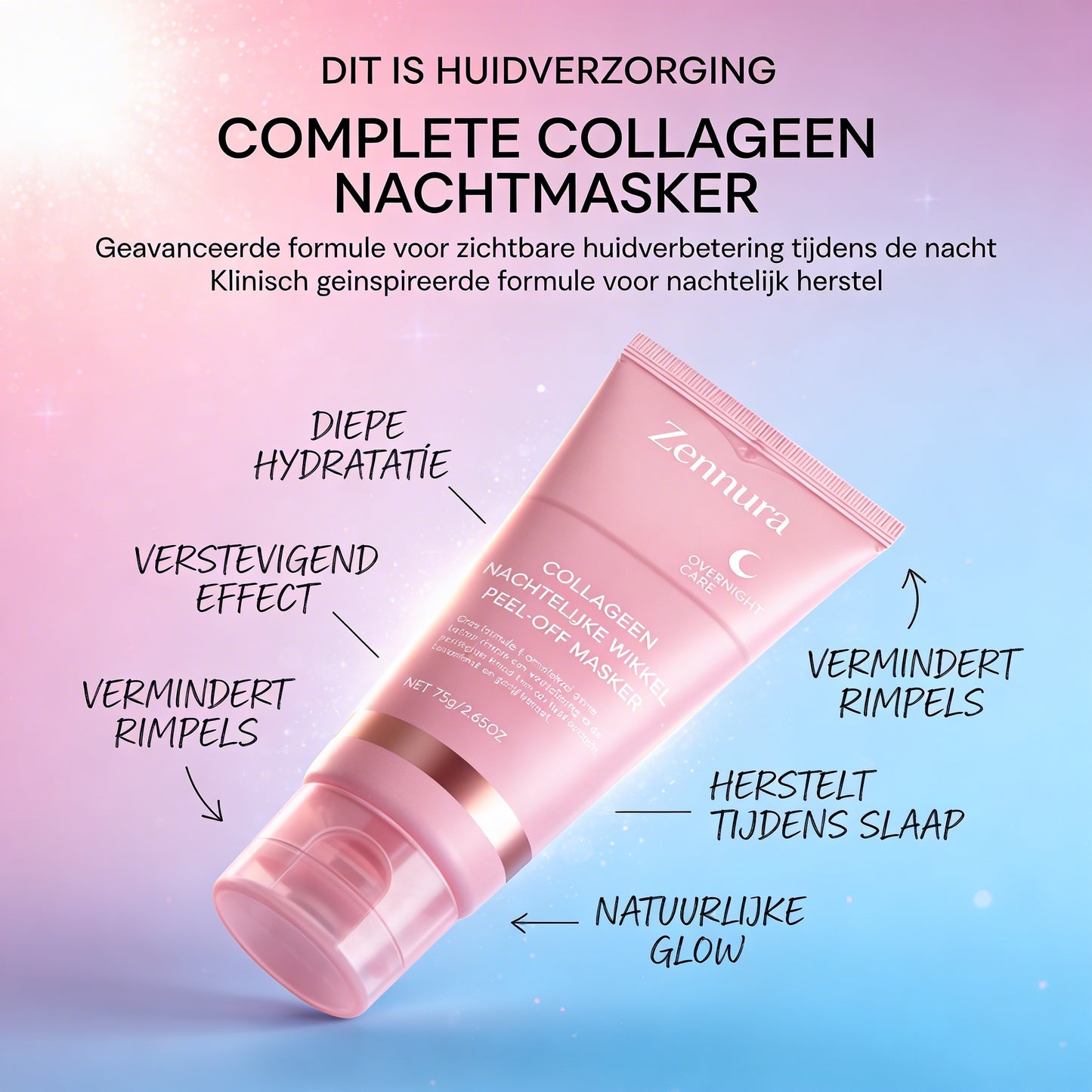 Zennura Collageen Nachtelijk Wikkelmasker